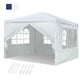DIY 10 x 10 ft Outdoor Wedding Party Tent w/ 4 Sidewalls Color Optional