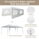 DIY 10 x 20 ft Outdoor Wedding Party Tent w/ 6 Sidewalls Color Optional