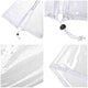 DIY Outdoor Umbrella Cover with Zipper for 8-9ft Umbrellas
