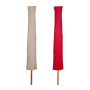 DIY Outdoor Patio Umbrella Cover for 10ft Umbrellas Red/Tan