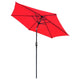 8 ft 6-Rib Outdoor Patio Umbrella