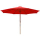 DIY 13 Foot Wooden Patio Umbrella Color Options