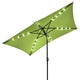 DIY 10 x 6.5 Foot Patio LED Solar Umbrella Color Options
