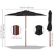 8 ft 6-Rib Outdoor Patio Umbrella