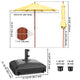 DIY 9 Foot Wooden Outdoor Umbrella and Stand