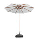 DIY 9 Foot Wooden Outdoor Umbrella and Stand