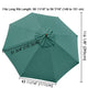 DIY 10 ft Patio and Market Umbrella Replacement Canopy