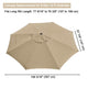 DIY 13 ft Patio and Market Umbrella Replacement Canopy