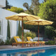 DIY 9 ft Patio Umbrella Replacement Canopy 8-Rib