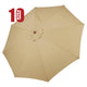 DIY 9 ft Patio Umbrella Replacement Canopy 8-Rib