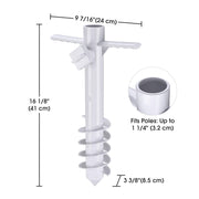DIY Umbrella Sand Anchor for Beach, Paito Umbrella (D 1 1/4")