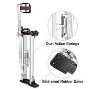 DIY 24"-40" Aluminum Drywall Stilts Blue Silver Options
