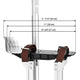 DIY 24"-40" Aluminum Drywall Stilts Blue Silver Options