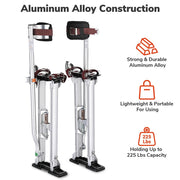 DIY 24"-40" Aluminum Drywall Stilts Blue Silver Options