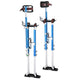 DIY 36"-50" Aluminum Drywall Stilts Blue Silver Options
