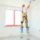 DIY 36"-50" Aluminum Drywall Stilts Blue Silver Options