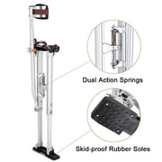 DIY 36"-50" Aluminum Drywall Stilts Blue Silver Options