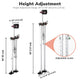 DIY 36"-50" Aluminum Drywall Stilts Blue Silver Options