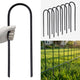 DIY 11" Heavy Duty Rebar Ground Anchors for Forms, Tarps, Fences