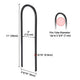 DIY 11" Heavy Duty Rebar Ground Anchors for Forms, Tarps, Fences