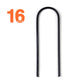 DIY 11" Heavy Duty Rebar Ground Anchors for Forms, Tarps, Fences