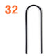 DIY 11" Heavy Duty Rebar Ground Anchors for Forms, Tarps, Fences
