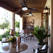 DIY 52" Oil-rubbed Bronze Ceiling Fan w/ Light & Remote Control