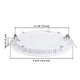 9W LED Ceiling Recessed Lighting Kit