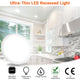 DIY 9 inch Canless Recessed Light 18W 1440LM LED Ceiling Light