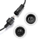 DIY 12V Step Deck Light Adapter Connector with 16 3/8' Cable