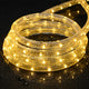 DIY Warm White Rope Lights Outdoor - 120V, 1/2"(13mm), Plug-in
