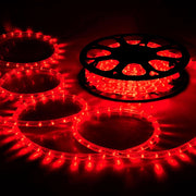 DIY 150ft Waterproof LED Rope Light with Power Cord & Connector