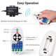 DIY 120V Waterproof LED Neon Rope Light 2700K RF Remote