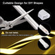 DIY 120V Waterproof LED Neon Rope Light 2700K RF Remote