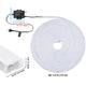 DIY 120V Waterproof LED Neon Rope Light 2700K RF Remote 50ft