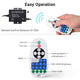 DIY 120V Waterproof LED Neon Rope Light 2700K RF Remote 50ft
