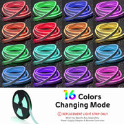 DIY 10ft Waterproof LED Neon Rope Light Multi-Color(16) Replacement