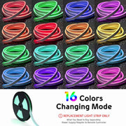 DIY 10ft Waterproof LED Neon Rope Light Multi-Color(16) Replacement