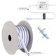 DIY 50ft Waterproof LED Neon Rope Light RGBW App RF Remote 120V