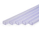 DIY 11/16" Clear Plastic U Channel 3ft 5ct. (RGBW)