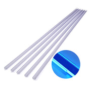DIY 11/16" Clear Plastic U Channel 3ft 5ct/pk