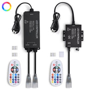 DIY 110V Controller + RF Remote for LED Neon Light Multi-Color(RGBW)