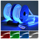 DIY Waterproof LED Neon Rope Light Multi-Color(16) App RF Remote 120V