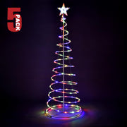 DIY 5' LED Lighted Xmas Spiral Tree Indoor & Outdoor