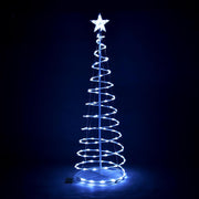 DIY 5' LED Lighted Xmas Spiral Tree Indoor & Outdoor