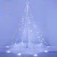 DIY Christmas Tree String Light with Pole & Star