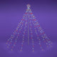 DIY Christmas Tree String Light with Pole & Star