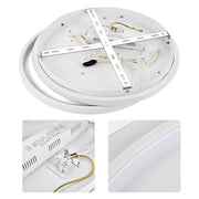 DIY 4-Circle Ring Ceiling Light Flush Mount with Remote