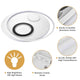 DIY 4-Circle Ring Ceiling Light Flush Mount with Remote