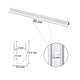 DIY Aluminum U Channel 8x12mm for RGBW LED Neon Rope Light